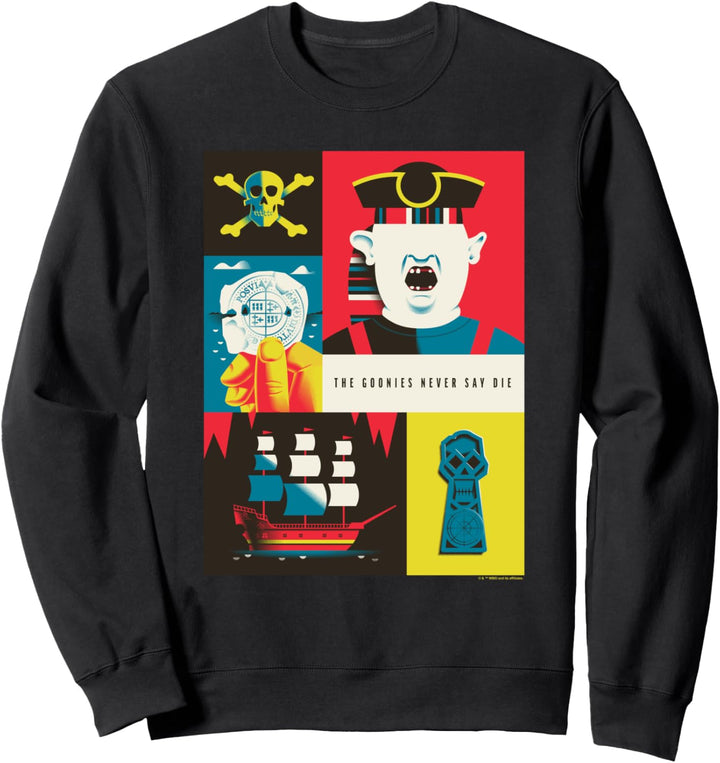 WB 100: The Goonies Never Say Die Icons Poster Sweatshirt
