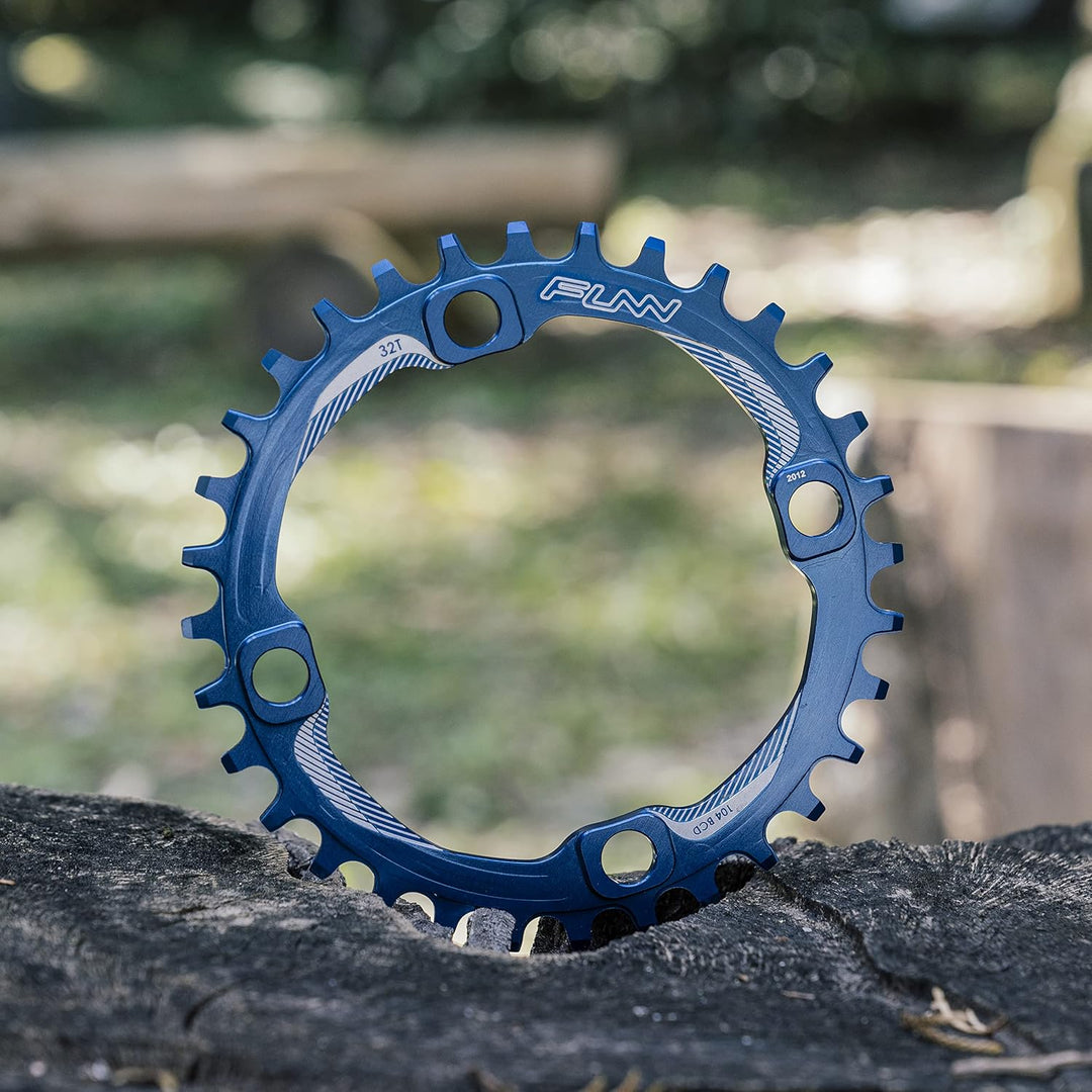 FUNN Solo Narrow Wide Kettenblatt für 9 10 11 12 Gang Kette, passend für Kurbelgarnitur mit 104mm BC