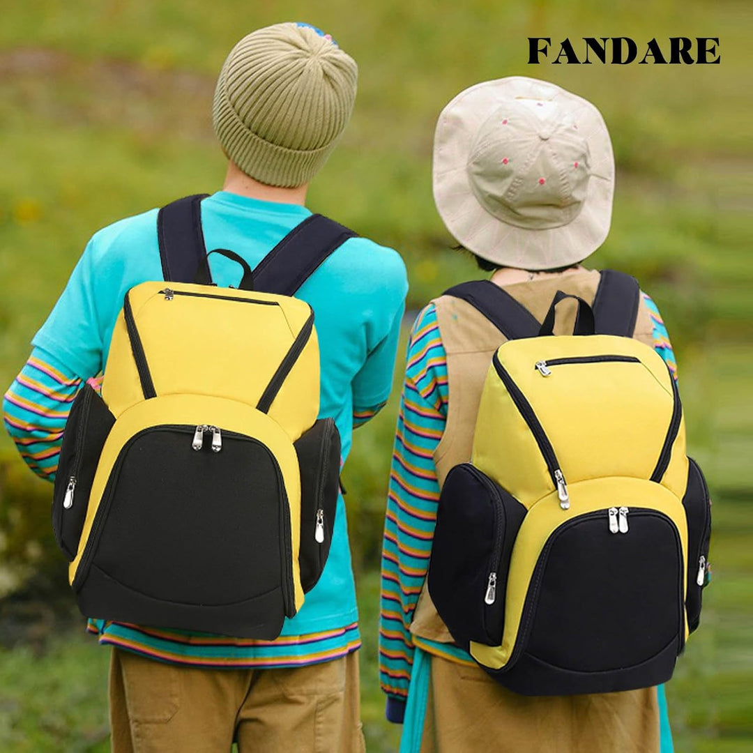 FANDARE Basketball Rucksack Fussballtasche Schulrucksack Turnbeutel Daypack Schulrucksack Schulranze