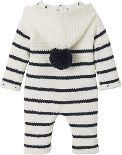 Vertbaudet Gefütterter Strickoverall für Neugeborene