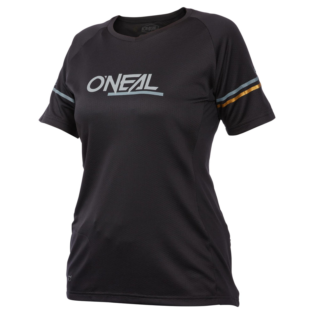 O'NEAL Unisex Soul Women's Jersey T-Shirt XL Schwarz/Grau, XL Schwarz/Grau