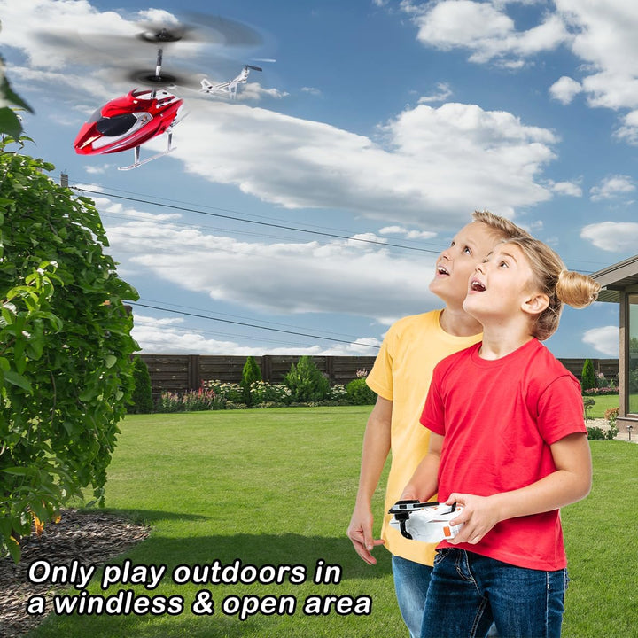 VATOS RC-Hubschrauber für Jungen, 2.4G Ferngesteuerter Hubschrauber mit LED-Licht für Kinder ab 12 J