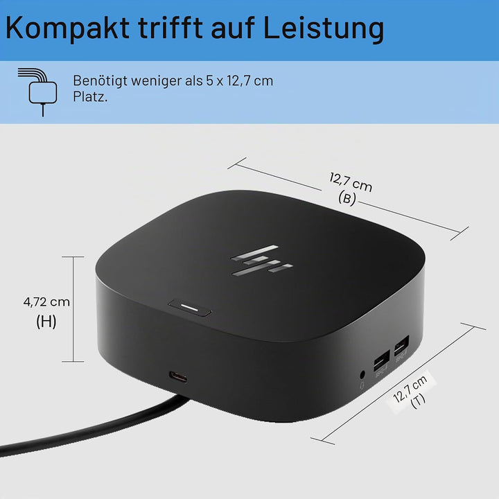 HP USB-C Dock G5-8-in-1-Adapter für USB-C &amp; Thunderbolt-Enabled Laptop, PCs &amp; Notebooks – Einzelkabe
