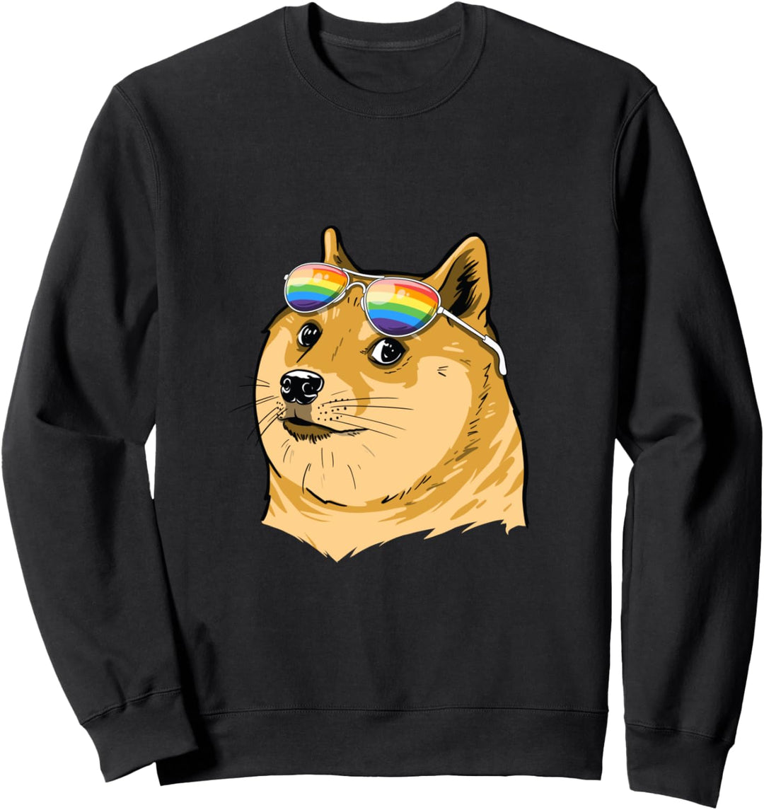 LGBT Hundemünze – LBTQ Shiba Inu – Crypto Pride Flagge Regenbogen Sweatshirt