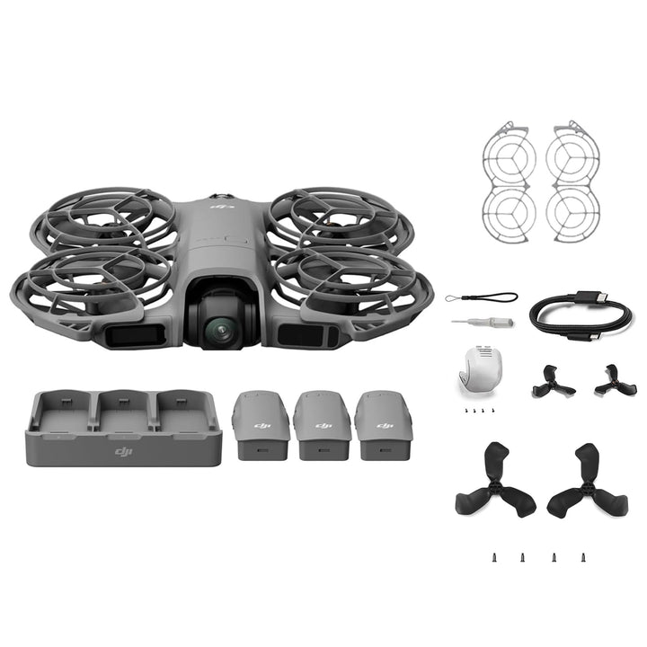 DJI Neo 2 Fly More Combo (nur Drohne), 4K-Drohne für Einsteiger, Start und Landung auf der Handfläch