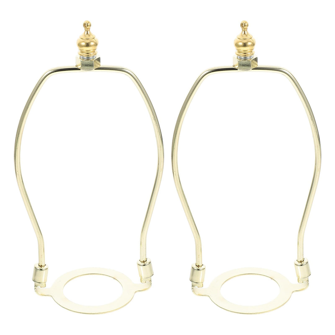Amosfun Lampenschirmhalterung Aus Legierung Goldene Lampenharfe Montagehalter FüR Innenbeleuchtung L