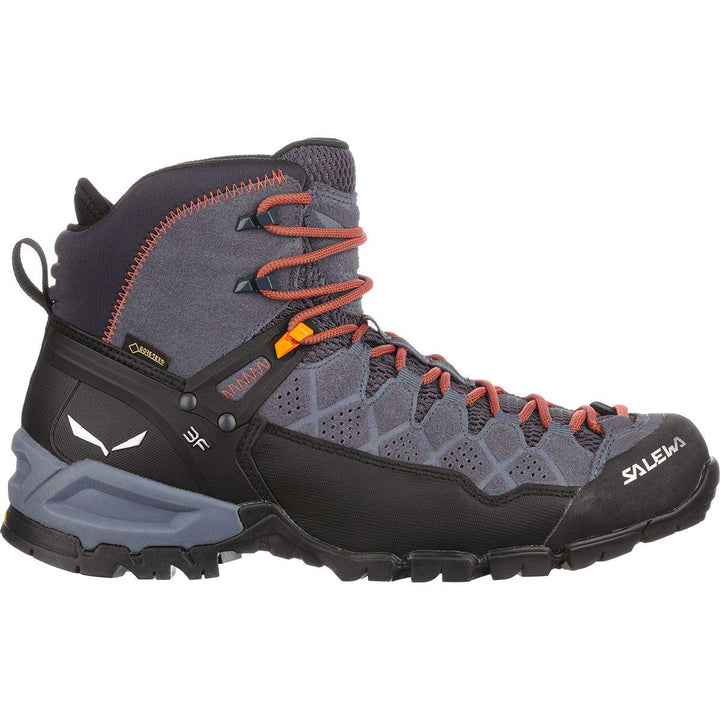 Salewa Alp Trainer Mid Gore-Tex Herrenwanderstiefel 40.5 EU Ombre Blue Fluo Orange, 40.5 EU Ombre Bl