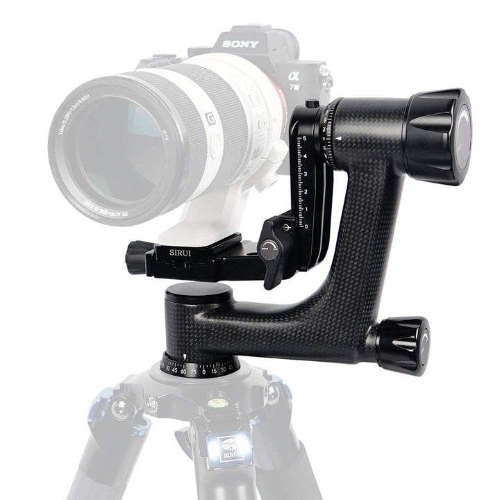 SIRUI PH-10 Gimbal Carbon Kardan Kopf 360° Panorama, bis 15kg Tragkraft, Arca Swiss kompatibel, PH-1
