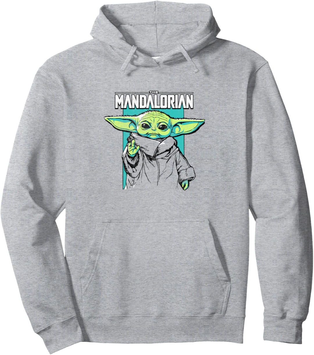 Star Wars The Mandalorian Hand Box Grogu Pullover Hoodie