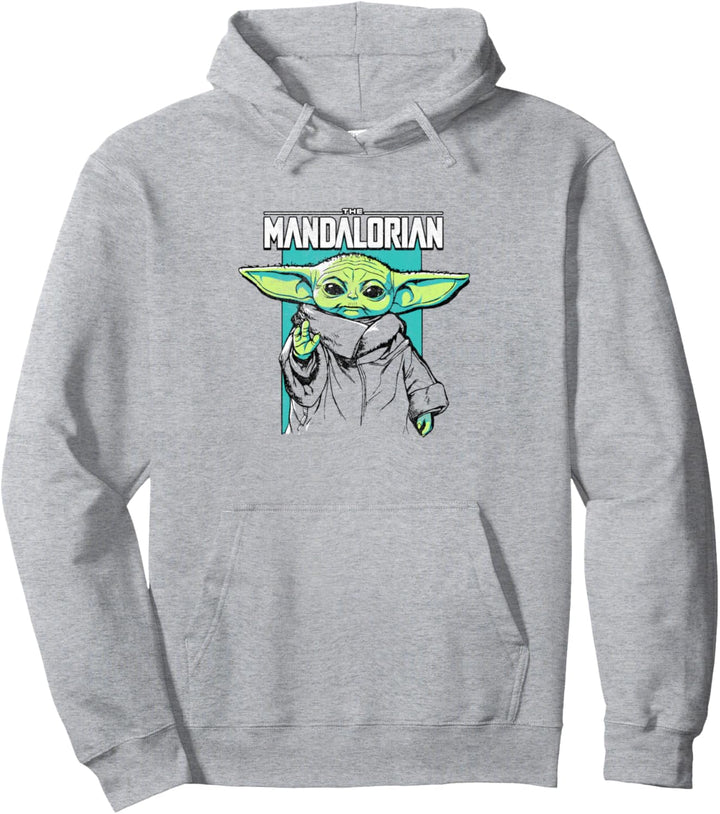 Star Wars The Mandalorian Hand Box Grogu Pullover Hoodie