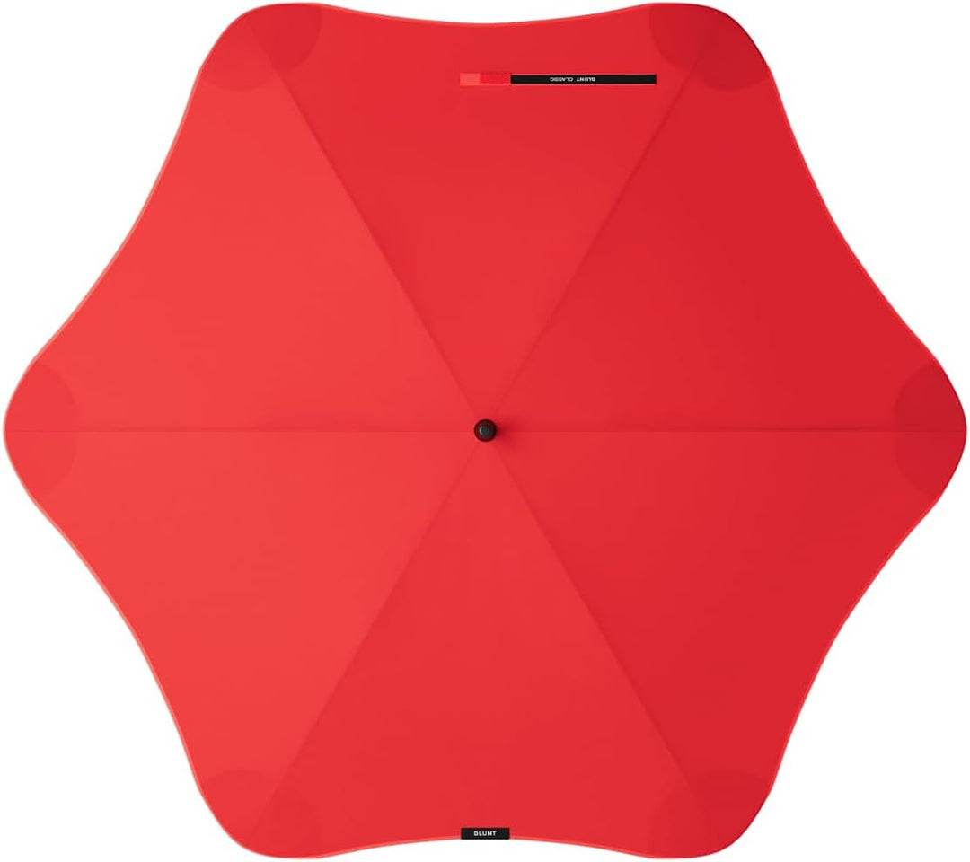 Blunt Executive Stockschirm Regenschirm rot | gross &amp; sturmfest für 2 Personen – 138 cm Ø | Innovati