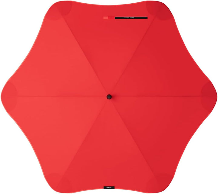 Blunt Executive Stockschirm Regenschirm rot | gross &amp; sturmfest für 2 Personen – 138 cm Ø | Innovati