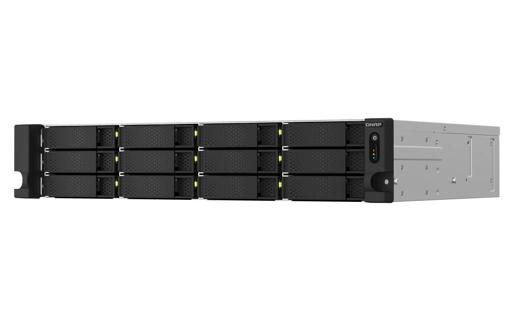 QNAP NAS TS-1264U-RP-8G 12bay 2HE (Quad-Core Rackmount-NAS mit Dual-Port 2,5GbE und PCIe-Erweiterung