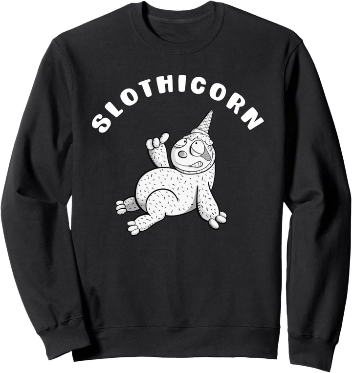 Slothicorn Faultier Einhorn I Fun Sprüche Tiermotiv Sweatshirt