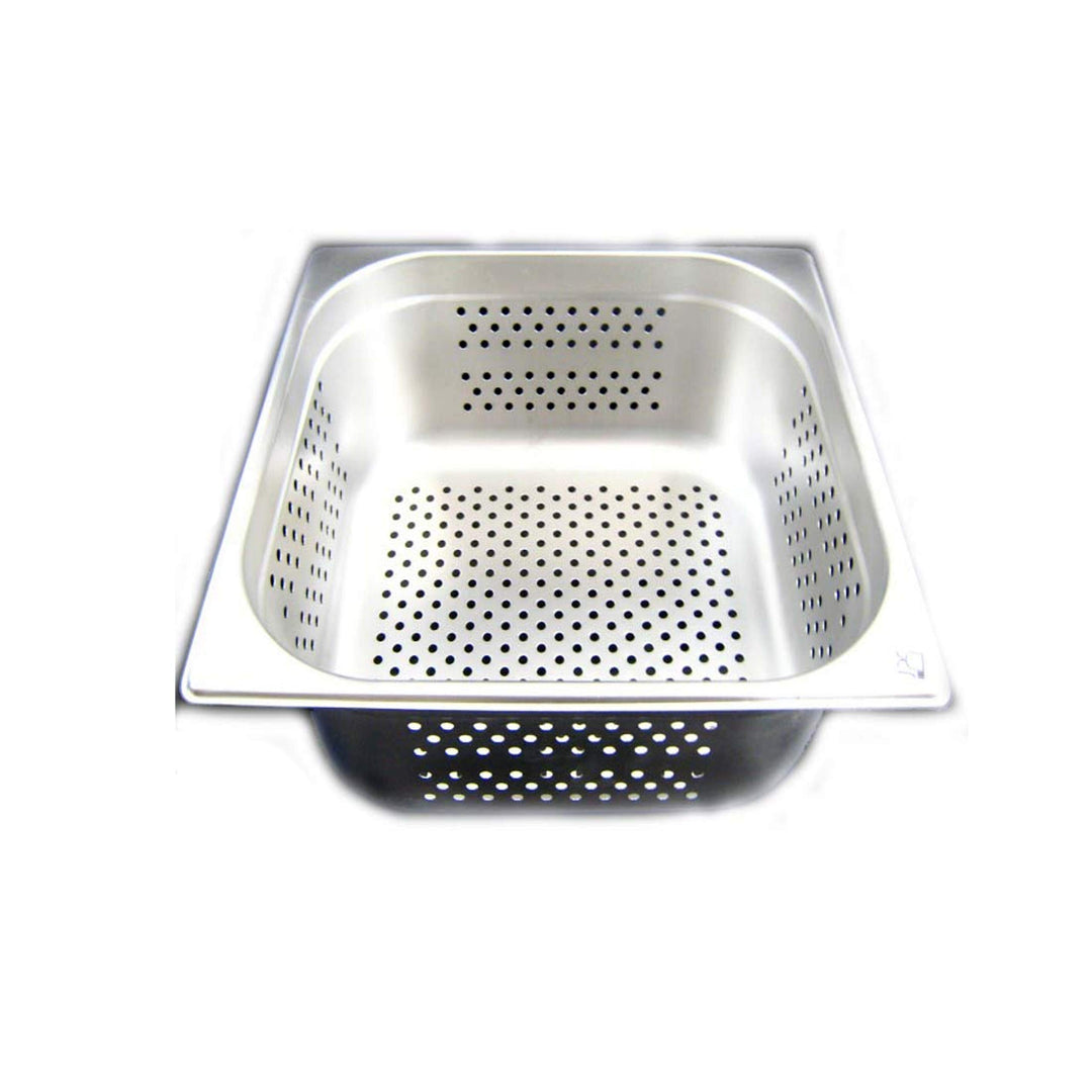 airbrush-city GN 2/3 Gastronormbehälter GN-Behälter Edelstahl 9,5 Liter Tiefe 150mm gelocht