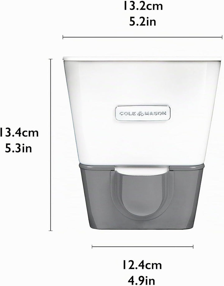 Cole &amp; Mason Burwell Kräutertopf Selbstbewässernd, Kräutertopf Balkon/Kräutergarten für die Küche/Fü