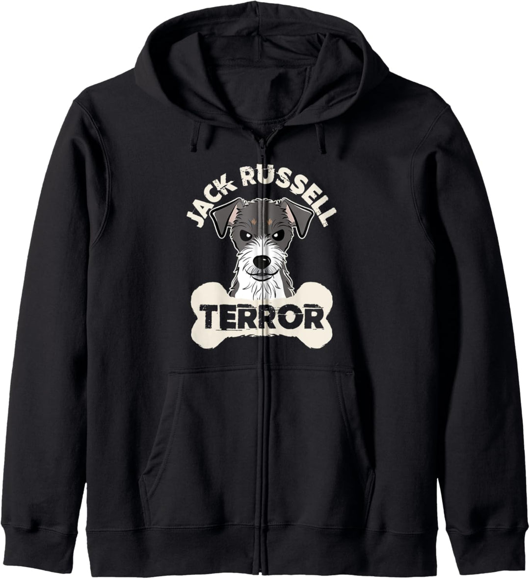 Jack Russell Terrier Funny Dog Pun Jack Russell Terror Kapuzenjacke