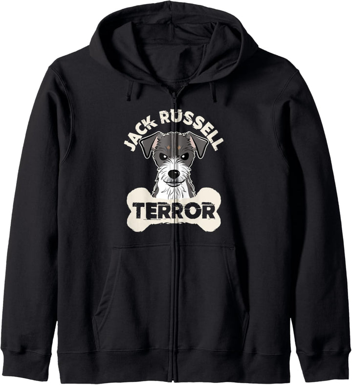 Jack Russell Terrier Funny Dog Pun Jack Russell Terror Kapuzenjacke