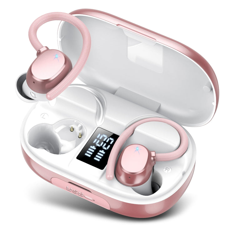 Bluetooth Kopfhörer Sport, Kopfhörer Kabellos Bluetooth 5.3 In Ear Kopfhörer mit 4 ENC Noise Cancell