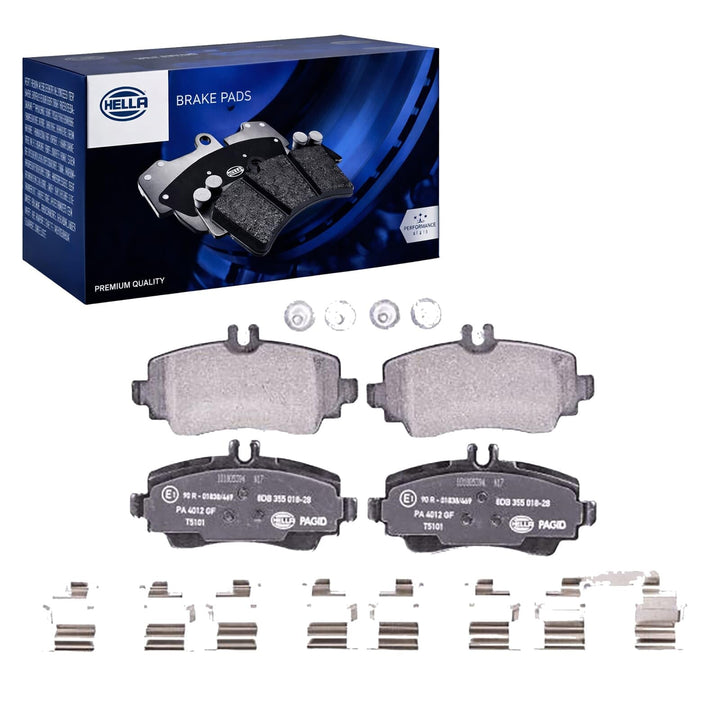 HELLA PAGID 8DB 355 018-281 Bremsbelagsatz - T5101 - Dicke/Stärke: 16.5mm - Bremssystem: Lucas - für