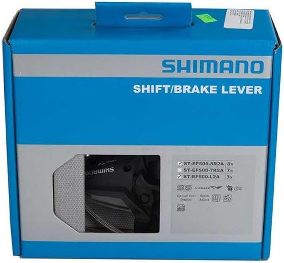 Shimano Unisex – Erwachsene ST-EF500 Schalt-/Bremshebel, Schwarz, Einheitsgrösse