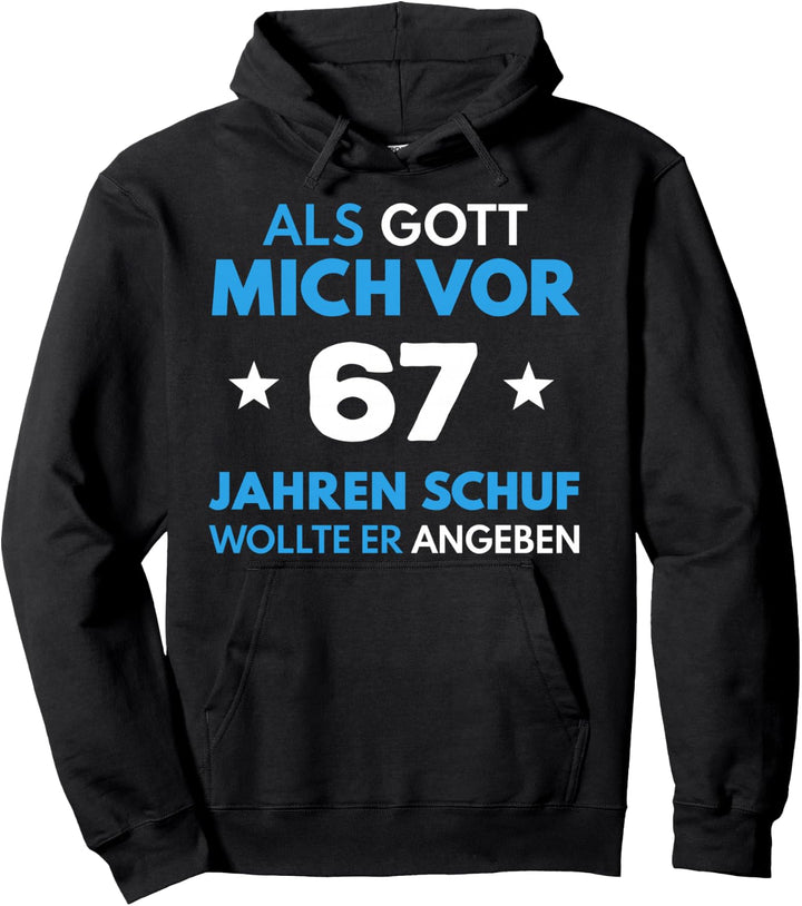 67. Geburtstag Mann Frau 67 Jahre 1957 Deko Lustig Geschen Pullover Hoodie