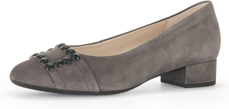 Gabor Damen Klassische Pumps, Frauen Absatzschuhe 37.5 EU Grau Soil 19, 37.5 EU Grau Soil 19