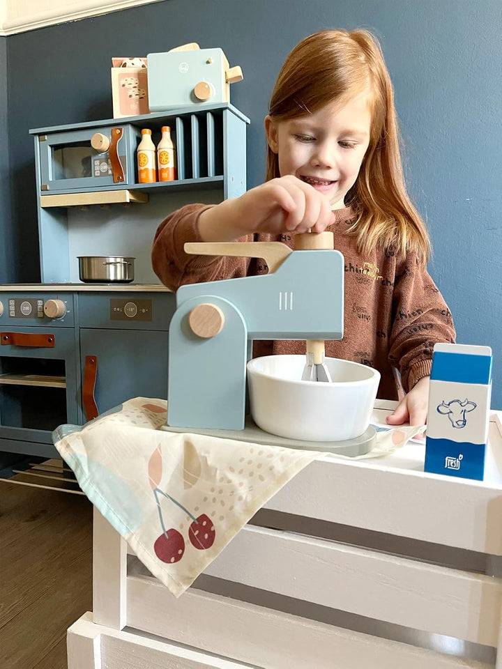 small foot Mixer-Set "tasty" aus Holz, Rollenspielzeug für Kinder, Zubehör für Spielküchen, ab 3 Jah