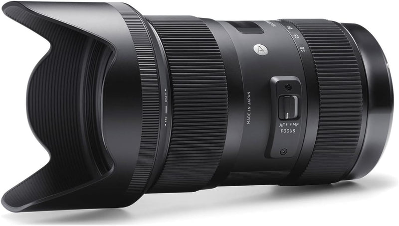 Sigma 18-35mm F1,8 DC HSM Art Objektiv für Nikon F Objektivbajonett für Nikon Single, für Nikon Sing