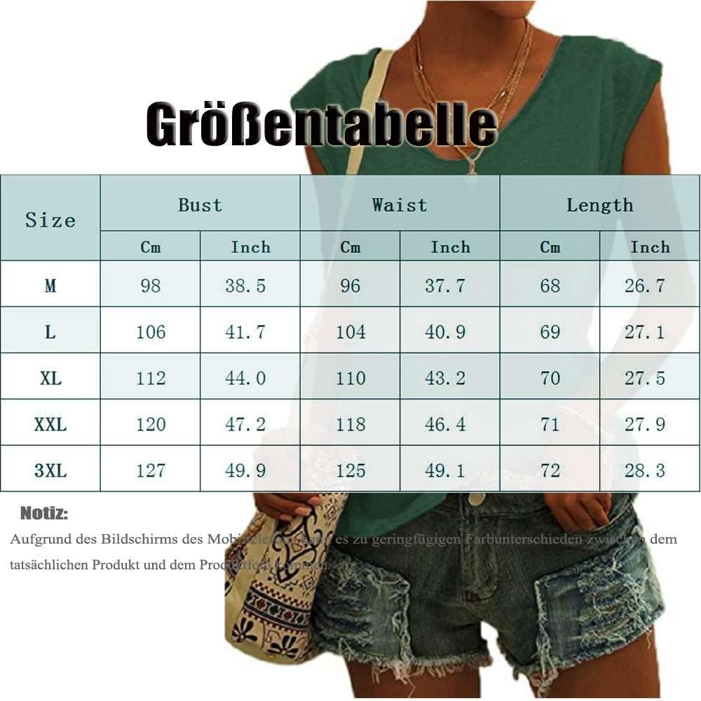 Teesho Tshirt Damen Oberteile Elegant Kurzarm Crop Tops Casual Longshirt Cap hülse Tunika Sommer Tan