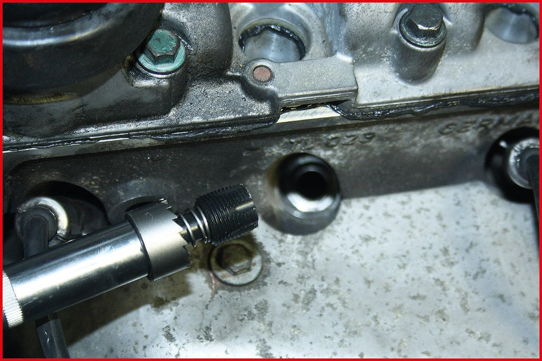 KS Tools 150.5017 1/2" Spezial-Gewindereiniger mit integriertem Dichtsitzfräser, 14mm