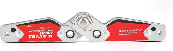 Hyuduo Schweissmagnethalter, Magnetische Schweisshalter Verstellbare Winkel 20°-200° Schweissmagnete