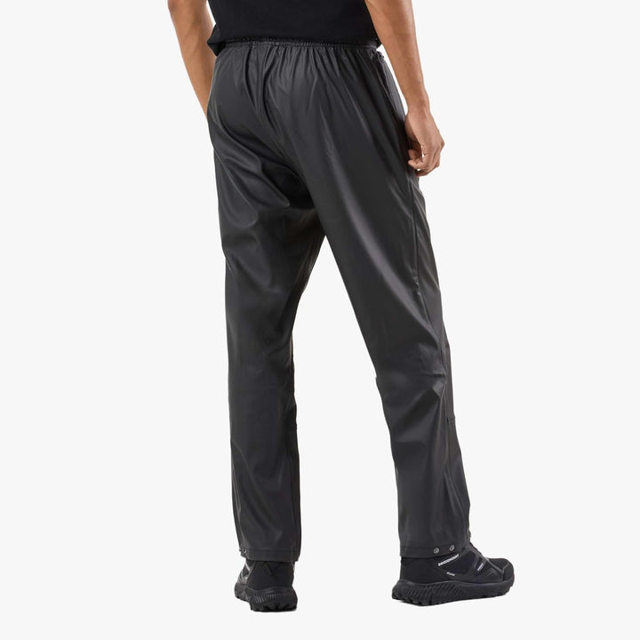 Swedemount Väderöarna Regenhose für Herren wasserdichte und Winddichte Hose XS Black/Black, XS Black