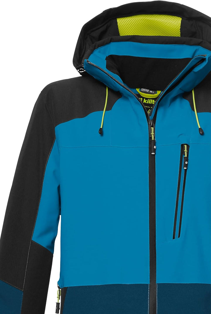Killtec Herren Ksw 72 Mn Ski Jckt Skijacke/Funktionsjacke mit abzippbarer Kapuze und Schneefang M hi