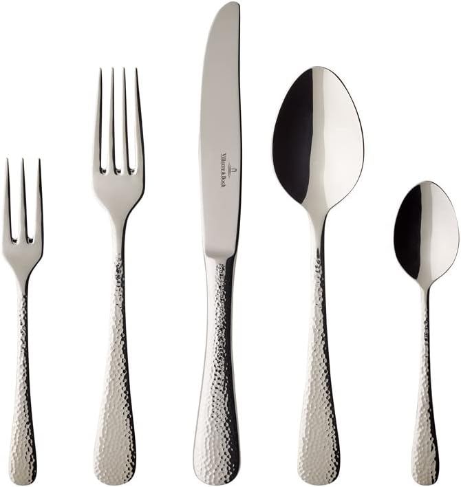 Villeroy & Boch – Leandra Besteck-Set für 6 Personen, 30 teilig, Edelstahl, spülmaschinenfest