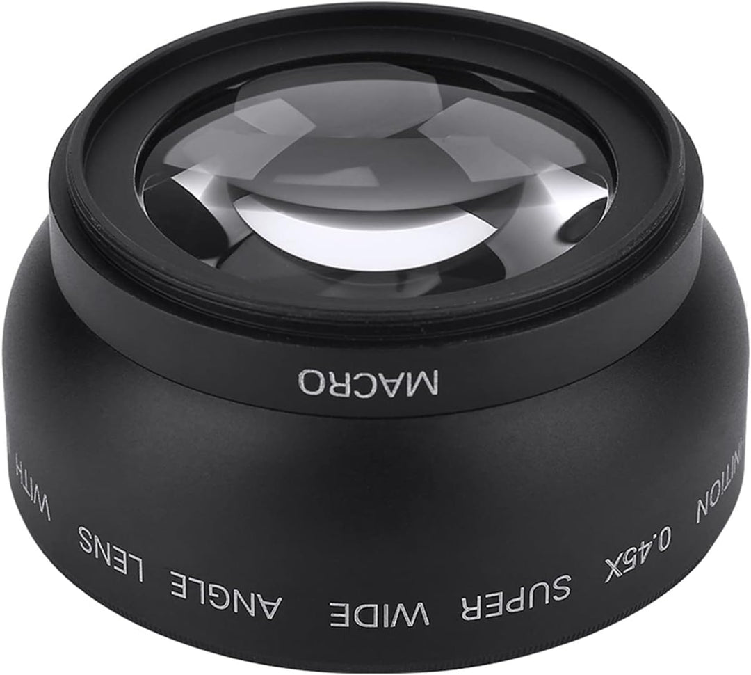 52 Mm 0,45 X Weitwinkelobjektiv mit Makroteil, für Kamera Digital SLR Universal-Konvertierungs-Makro