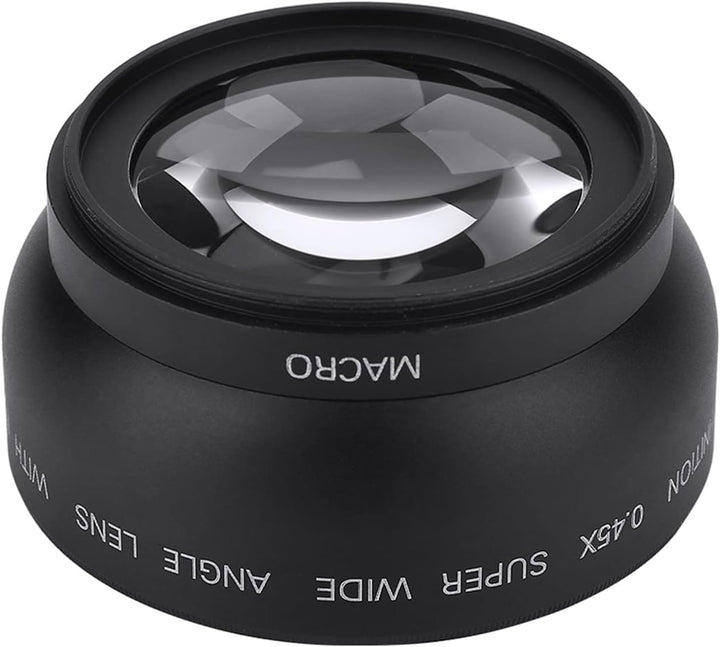 52 Mm 0,45 X Weitwinkelobjektiv mit Makroteil, für Kamera Digital SLR Universal-Konvertierungs-Makro