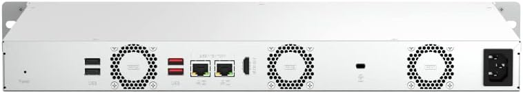 Qnap TS-464eU 8GB RAM, 2X 2.5GBase-T, 1HE, Bundle mit 4x10TB Seagate IronWolf NAS HDDs 40 TB Seagate