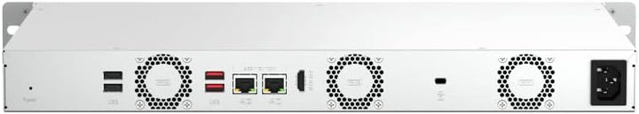 QNAP TS-464eU 8GB RAM, 2X 2.5GBase-T, 1HE, Bundle mit 4x12TB Seagate IronWolf NAS HDDs 48 TB Seagate