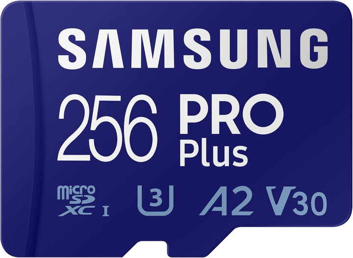 Samsung PRO Plus microSD Speicherkarte (MB-MD256KA/EU), 256 GB, UHS-I U3, Full HD & 4K UHD, 160 MB/s