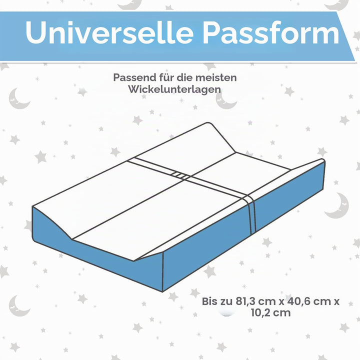 Beberoad 2er Pack Stubenwagen Bezug 81x46x15cm, Baby Matratzenschoner Spannbettlaken, Kinderwagen Ma