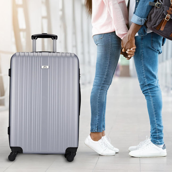 Slazenger Kofferset 2 Teilig/ 3 Teilig - Trolley Handgepack und Reisekoffer Gross - ABS Hartschalenk