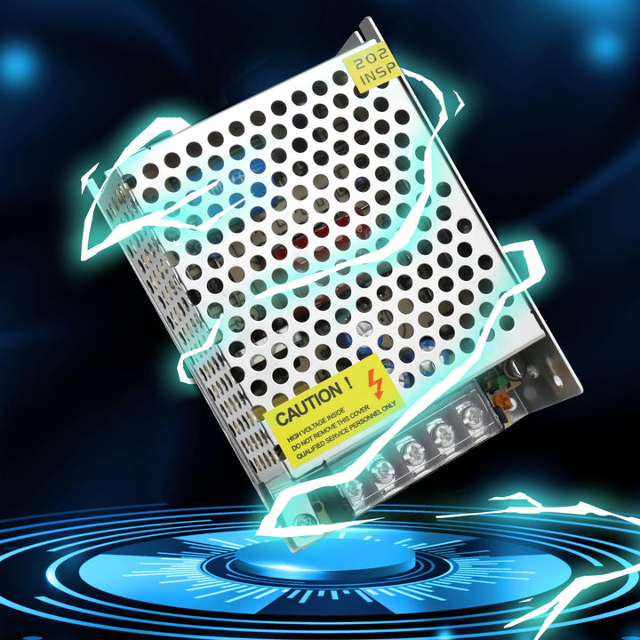 LightingWill Schaltnetzteil 24V 2,5A 60W Netzteil, LED Trafo Schaltwandler AC 230V auf DC 24 Volt, A