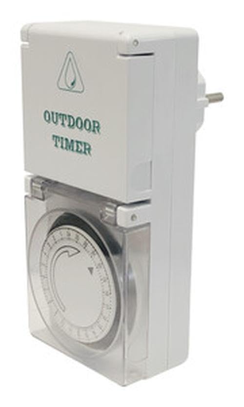Mechanische Zeitschaltuhr für den Aussenbereich, IP44, wasserdicht, ermöglicht automatische Bewässer