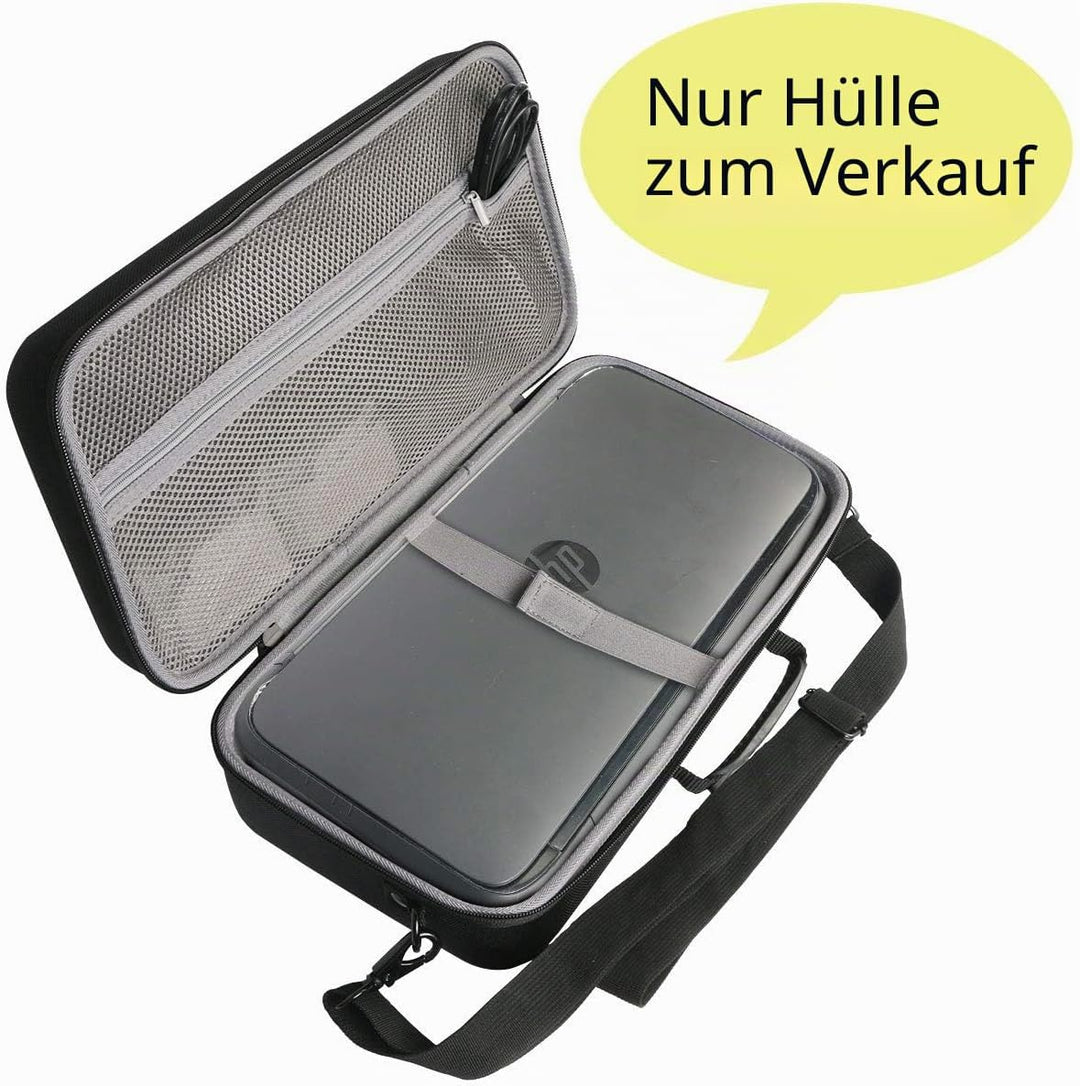 Hart Reise Schutz Hülle Etui Tasche für HP Officejet Mobiler drucker (HP OfficeJet 200 Mobiler, HP O