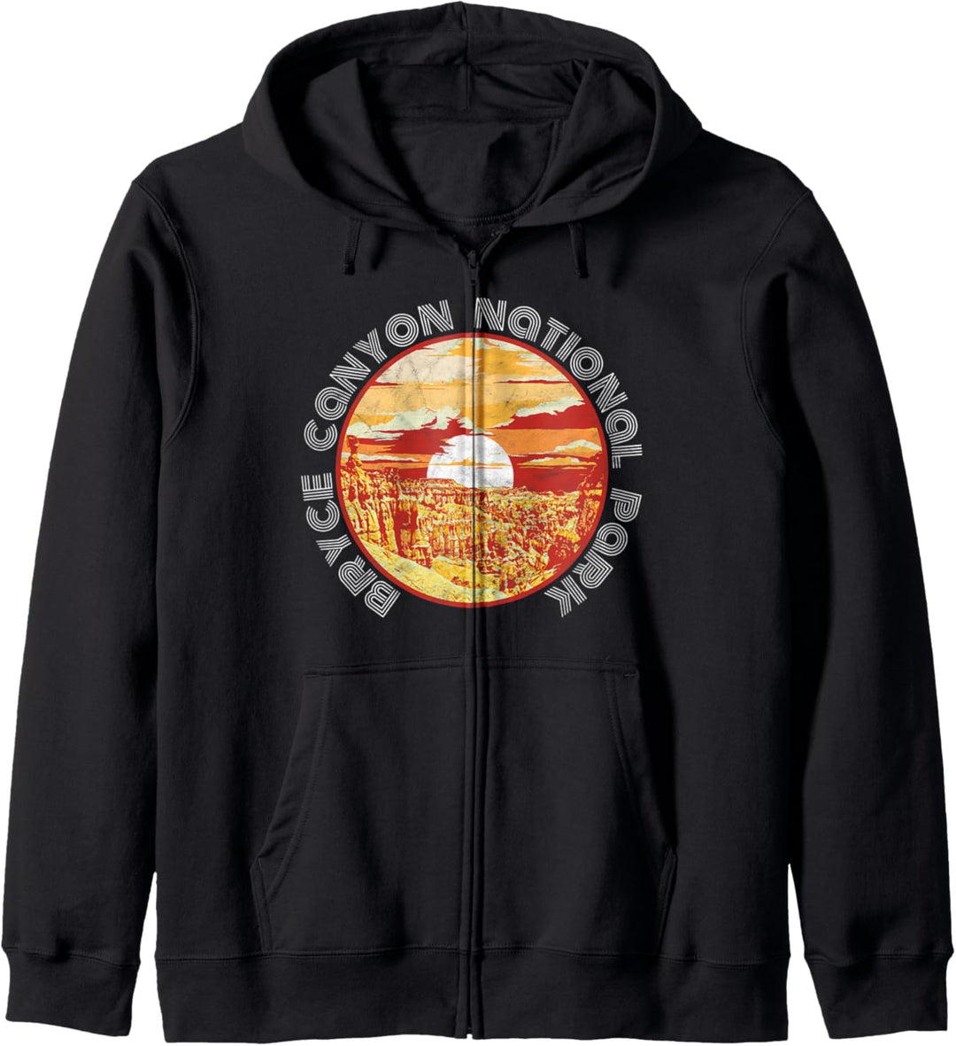 Bryce Canyon National Park Utah Hoodoos Vintage Kapuzenjacke