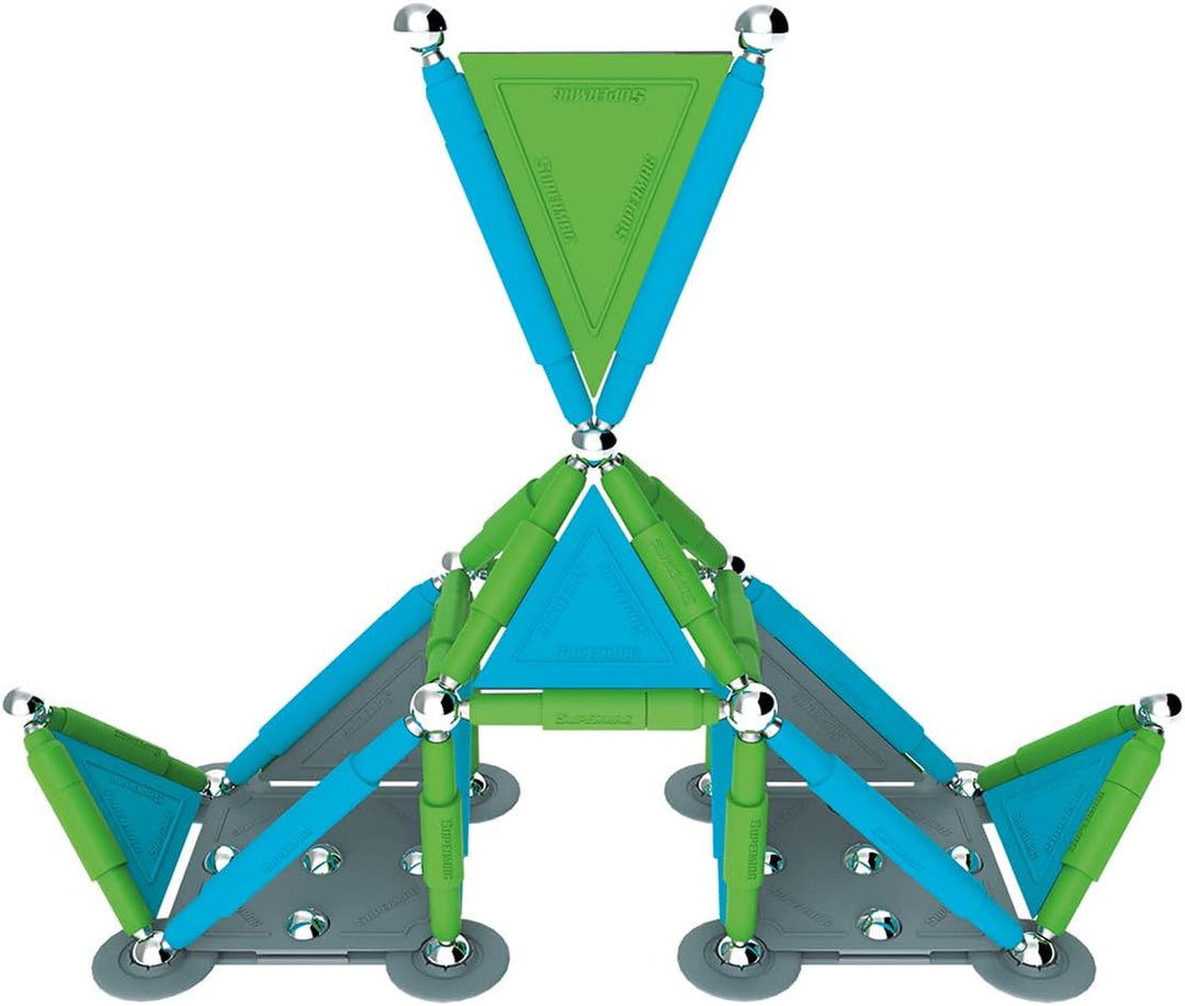 Happy People - Supermag Stix Magnetisches Konstruktionsspielzeug (Supermag Stix 100-Teile), Supermag