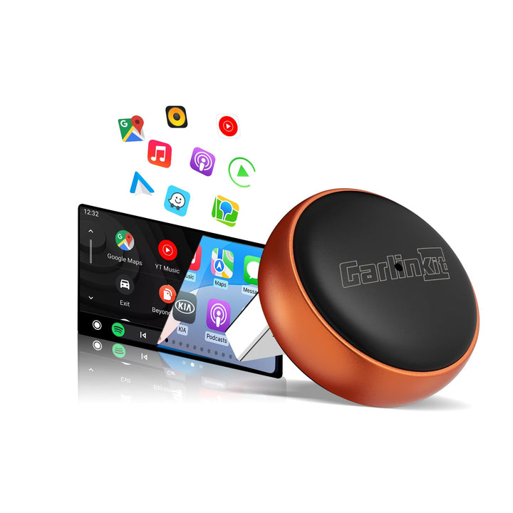 Carlinkit Mini Ultra 3 Wireless CarPlay Adapter, Wireless Android Auto Adapter, Wandelt OEM kabelgeb