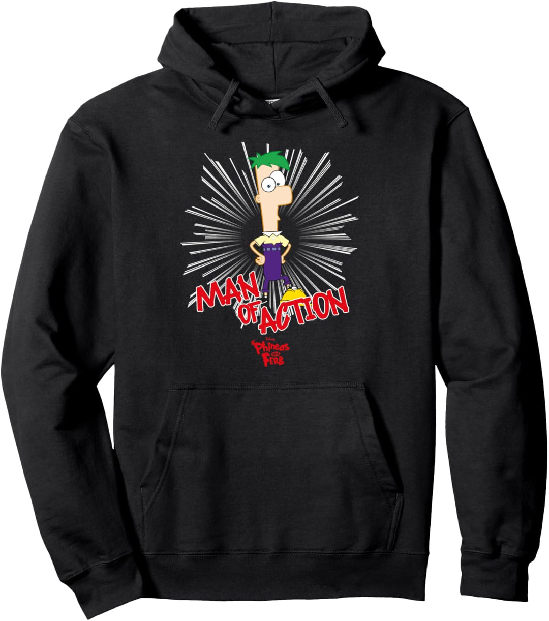 Disney Phineas und Ferb Man Of Action Ferb Pullover Hoodie