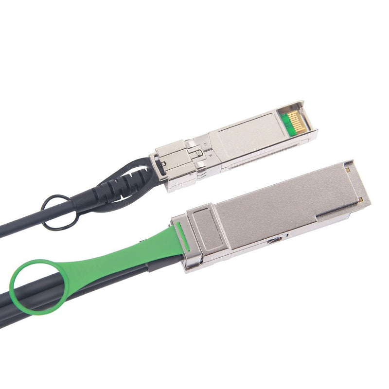 10Gtek für Cisco QSFP-4SFP10G-CU1M, 40Gb/s QSFP+ zu 4X SFP+ Direct Attach Breakout-Kabel, Passiv, 1-